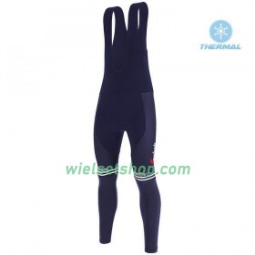 Fietskleding (Fietsshirt Lange Mouw + Lange Koersbroek) 2020 Trek-Segafredo N001 Winter Thermal Fleece
